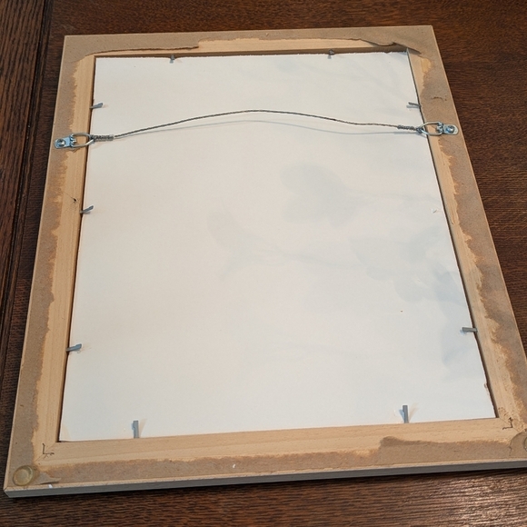 Vintage Custom Made Faux Mosaic Motif Picture/Artwork Frame w/Glass - Picture 7 of 12